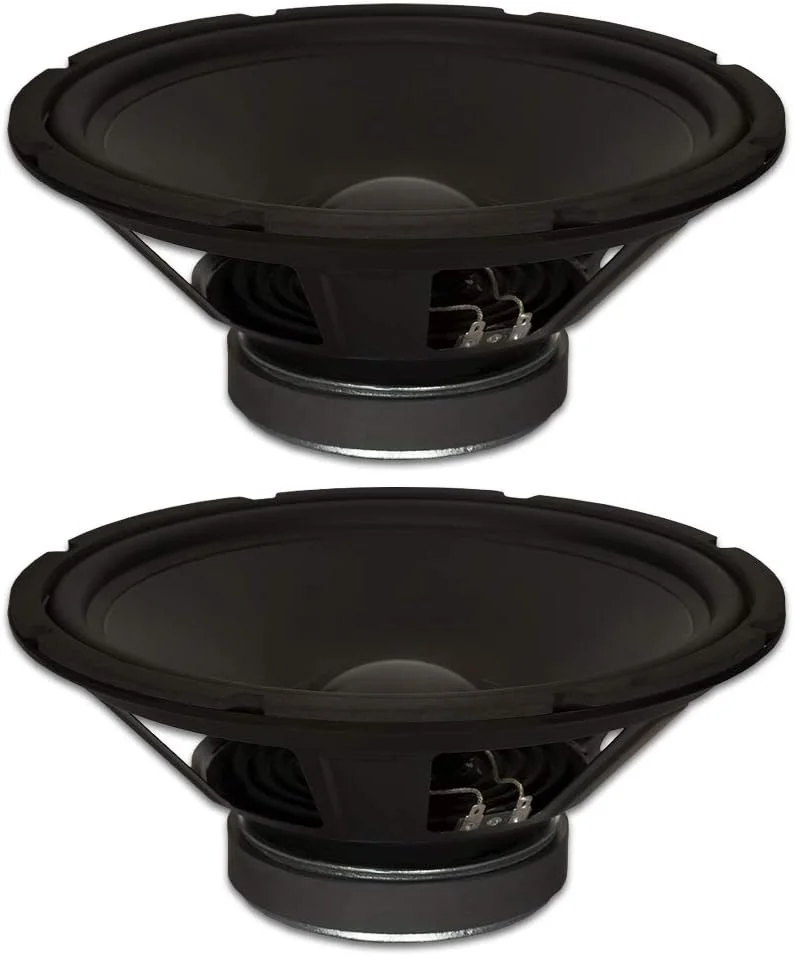 بلندگوی ساب ووفر استیج گلدوود ساند، ووفر 12 اینچی با لبه لاستیکی، 290 وات، 4 اهم، مجموعه 2 عددی (GW-1244-2)