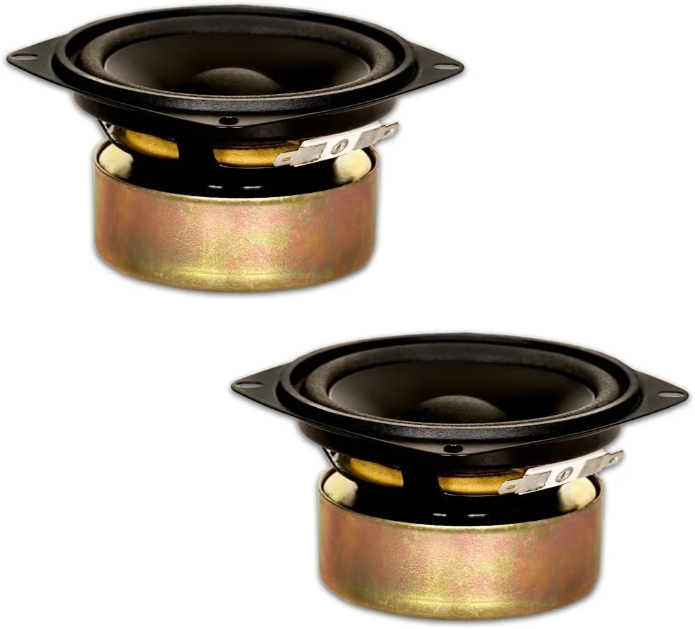 بلندگوی ساب ووفر استیج گلدوود ساند، ووفر های محافظت شده 4 اینچی 70 وات 4 اهم، مجموعه 2 عددی جایگزین (GW-204/4S-2)