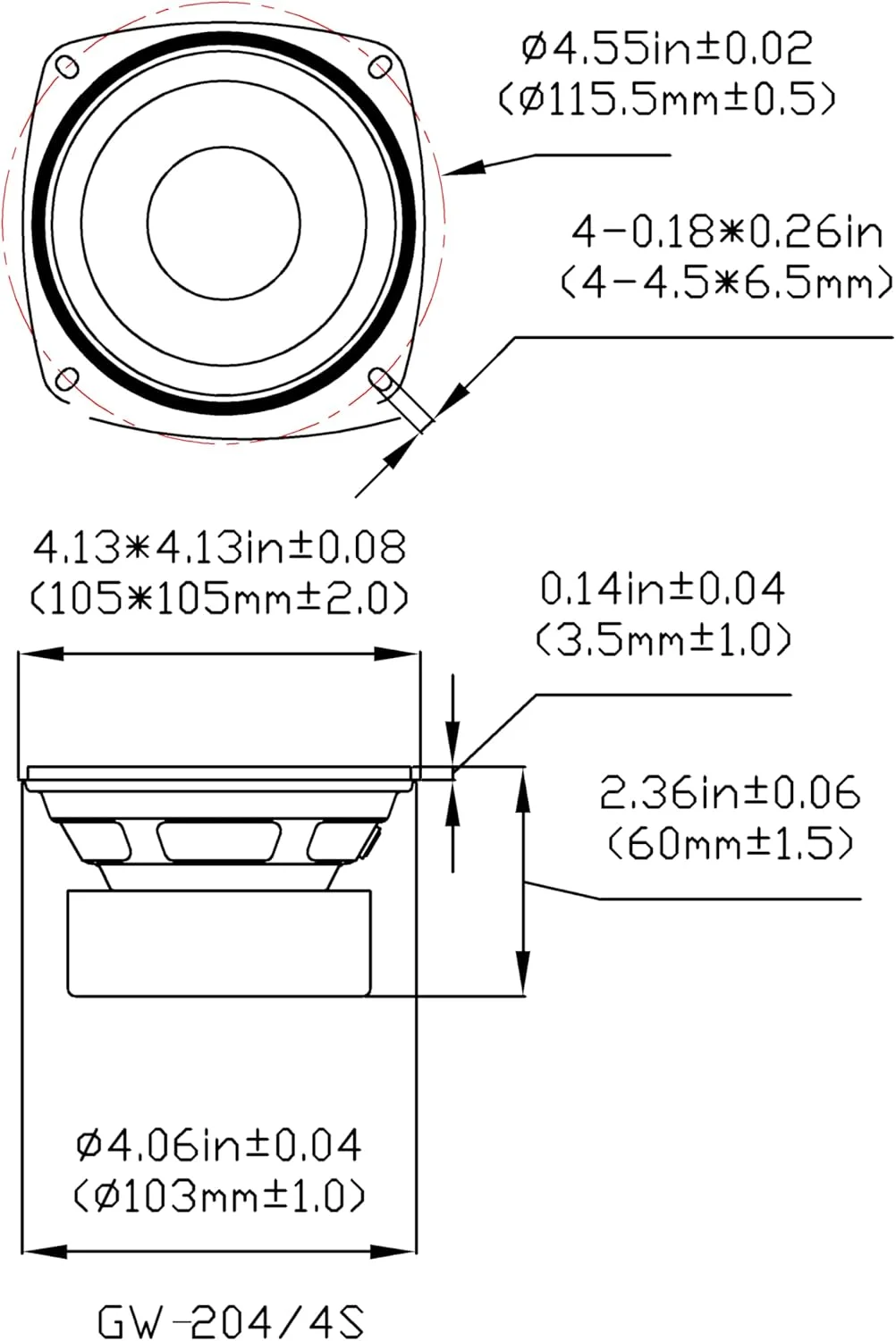 بلندگوی ساب ووفر استیج گلدوود ساند، ووفر های محافظت شده 4 اینچی 70 وات 4 اهم، مجموعه 2 عددی جایگزین (GW-204/4S-2) بلندگوی ساب ووفر استیج گلدوود ساند، ووفر های محافظت شده 4 اینچی 70 وات 4 اهم، مجموعه 2 عددی جایگزین (GW-204/4S-2)