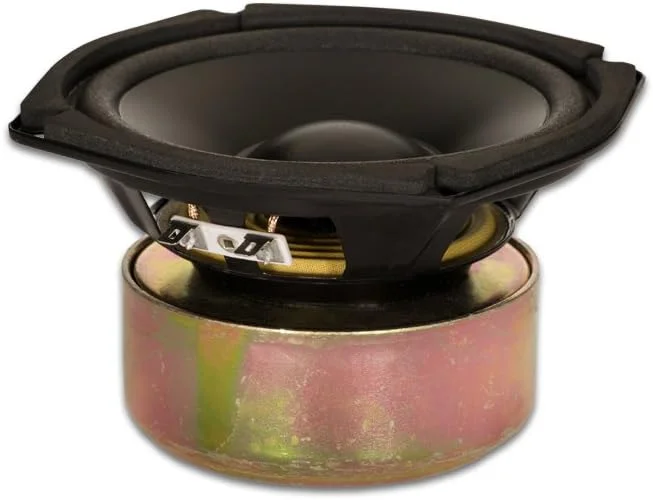 بلندگو ساب ووفر استیج گلدوود ساند، ووفر 5.25 اینچی محافظت شده 130 وات، 4 اهم، مجموعه 2 عددی جایگزین (GW-205/4S-2)