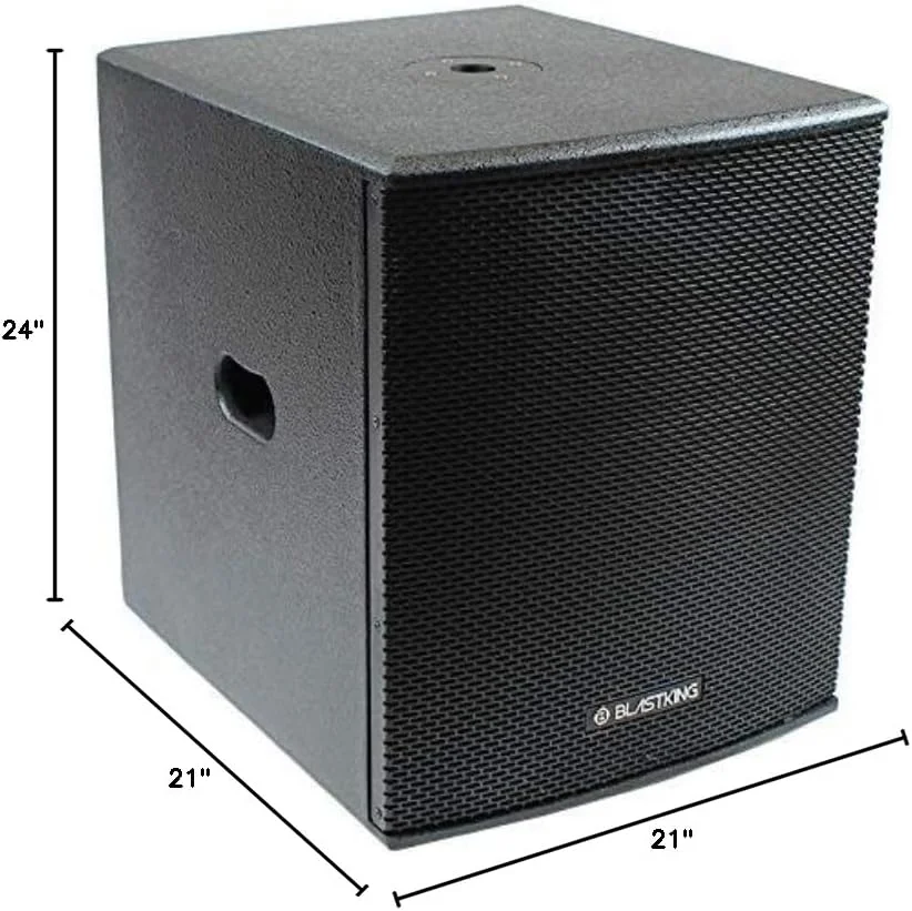 ساب ووفر 15 اینچی Blastking BPS15II با آمپلی فایر 1000 واتی، مناسب سیستم های صوتی قابل حمل و استودیو، امپدانس 4 اهم و کویل صوتی 3 اینچی
