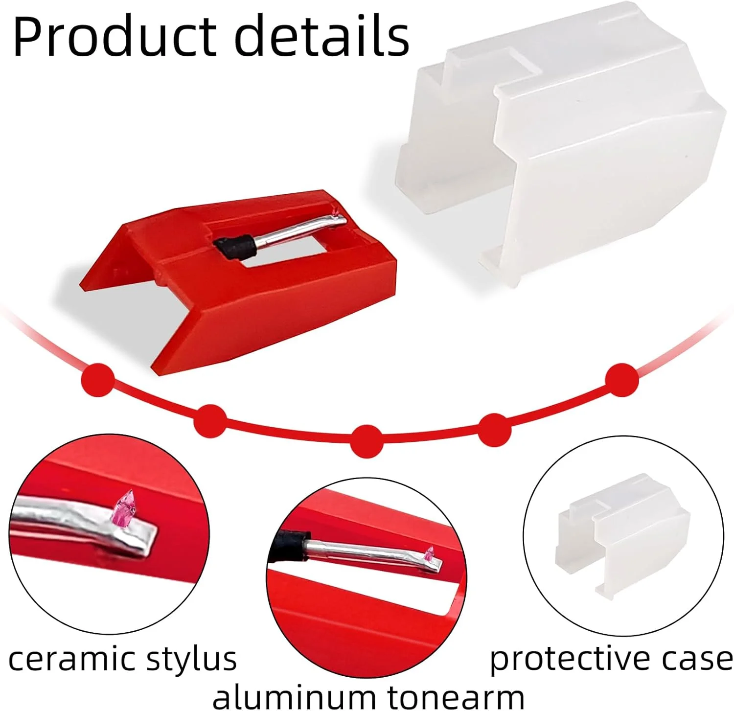 بسته 3 عددی سوزن گرامافون یونیورسال، تعویض سوزن گرامافون، سوزن الماس برای اکثر گرامافون های LP ION و غیره بسته 3 عددی سوزن گرامافون یونیورسال، تعویض سوزن گرامافون، سوزن الماس برای اکثر گرامافون های LP ION و غیره