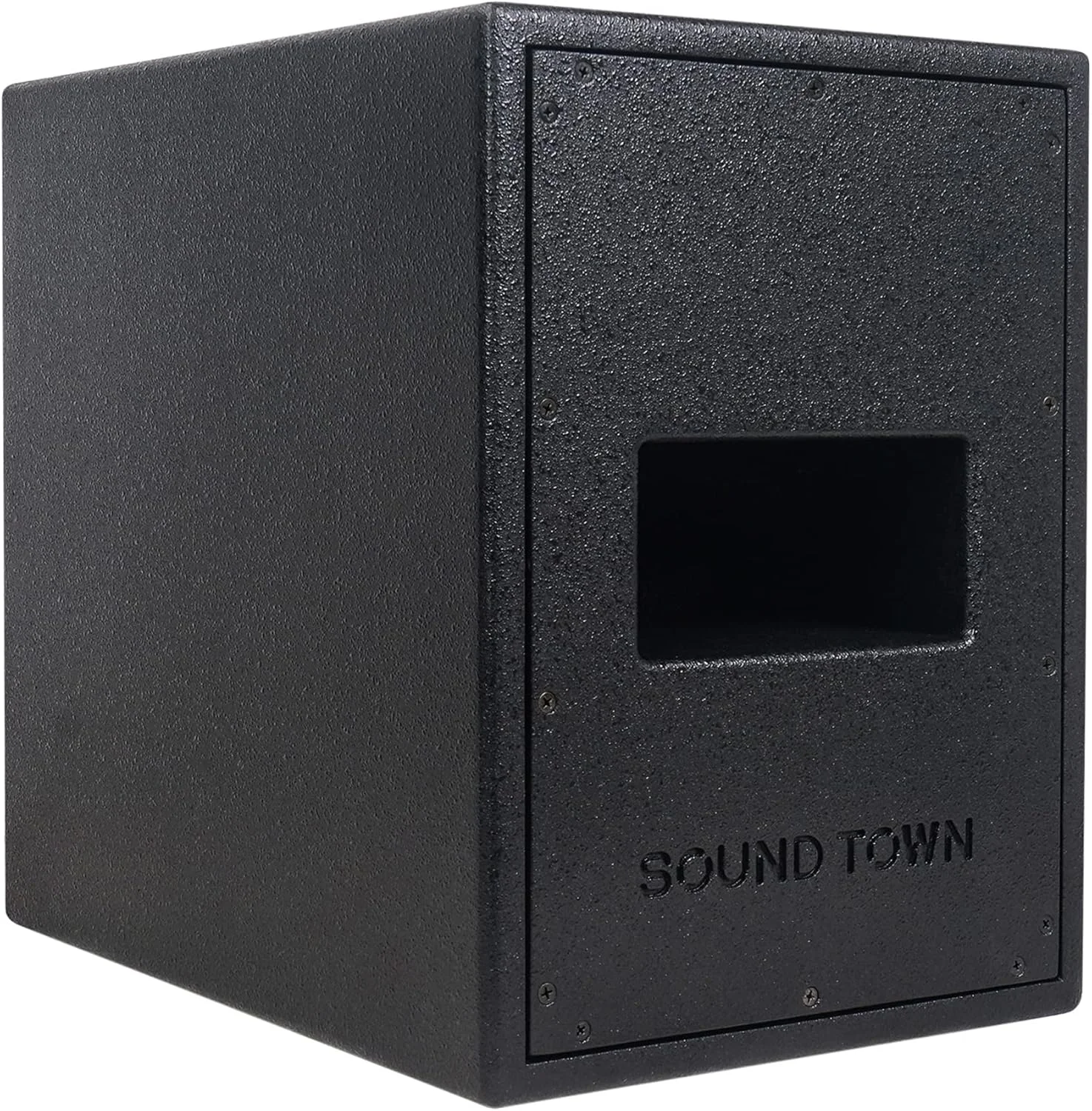 ساب ووفر اکتیو دوگانه 8 اینچی 2000 واتی Sound Town با خروجی اسپیکر، TWS بلوتوث، DSP، بدنه تخته سه لایه برای سالن، کلوپ، بار، تئاتر، رستوران، کلیسا (CARME-28SPW1.1)