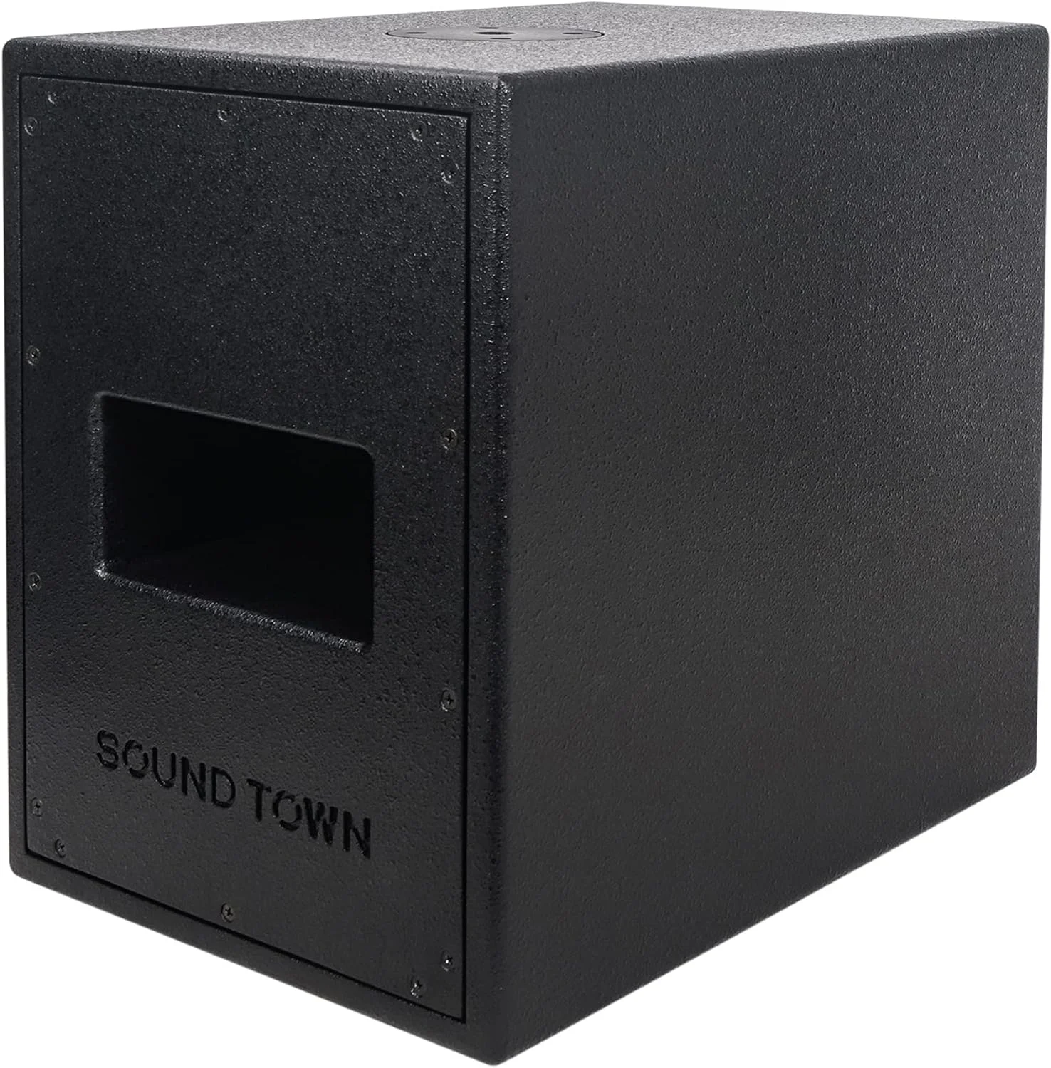 ساب ووفر اکتیو دوگانه 8 اینچی 2000 واتی Sound Town با خروجی اسپیکر، TWS بلوتوث، DSP، بدنه تخته سه لایه برای سالن، کلوپ، بار، تئاتر، رستوران، کلیسا (CARME-28SPW1.1)