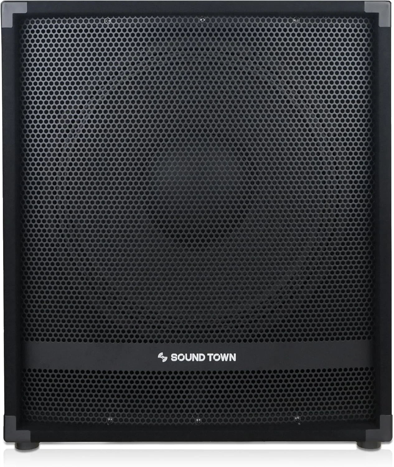 ساب ووفر اکتیو 18 اینچ 2400 وات سری Sound Town METIS با آمپلی فایر کلاس D و ویس کویل 4 اینچی و فیلتر بالاگذر (METIS-18PWG)