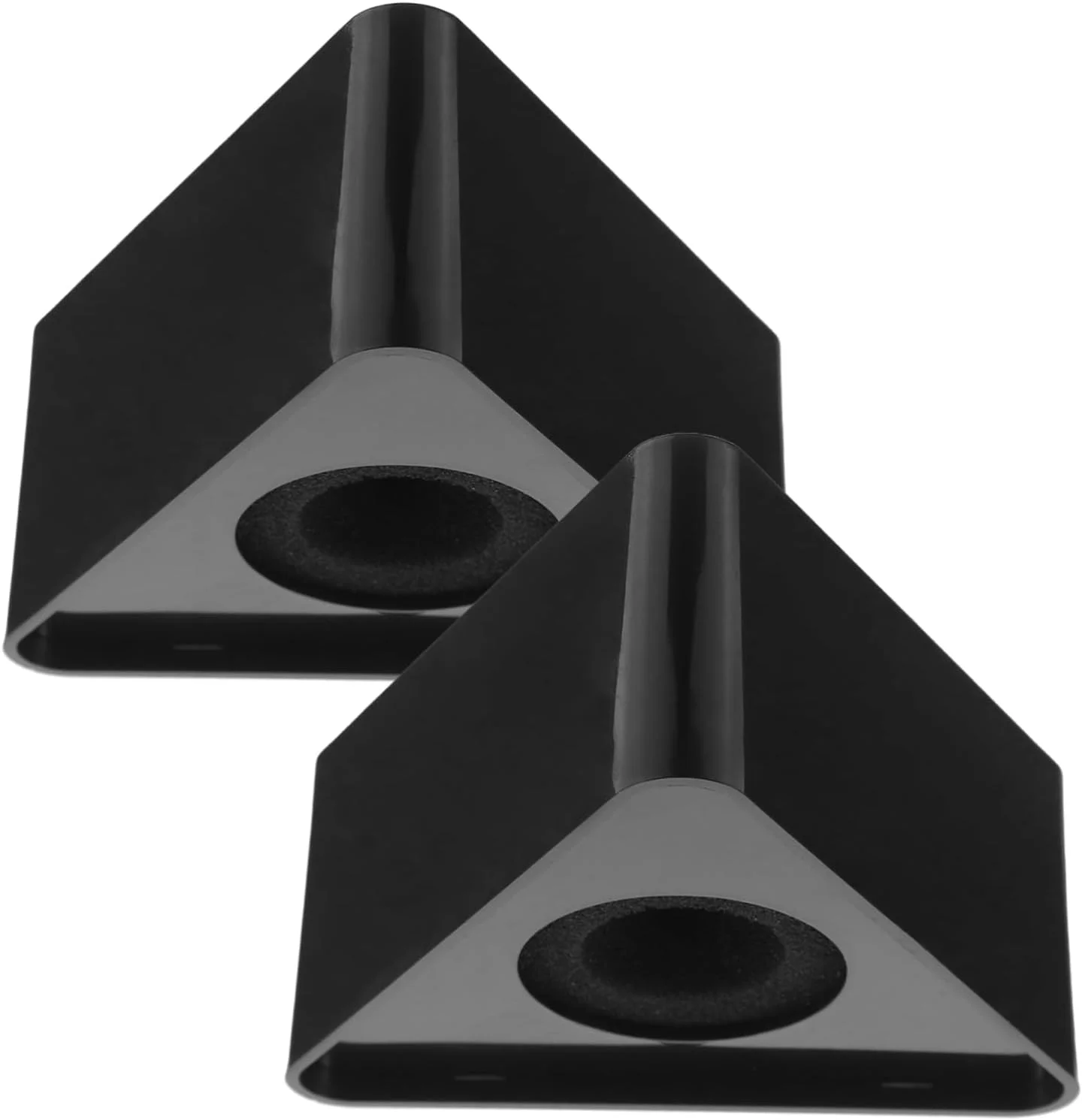 ARTIBETTER 2 عدد پرچم میکروفون قابل حمل برای مصاحبه، پایه میکروفون رومیزی سبک وزن مناسب برای گزارشگران و روزنامه نگاران