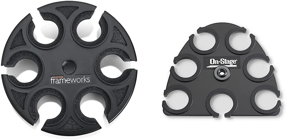 مجموعه آداپتور پایه میکروفون Gator Frameworks برای میکروفون های سیمی و بی سیم (6 سینی + نگهدارنده 7 اسلات)