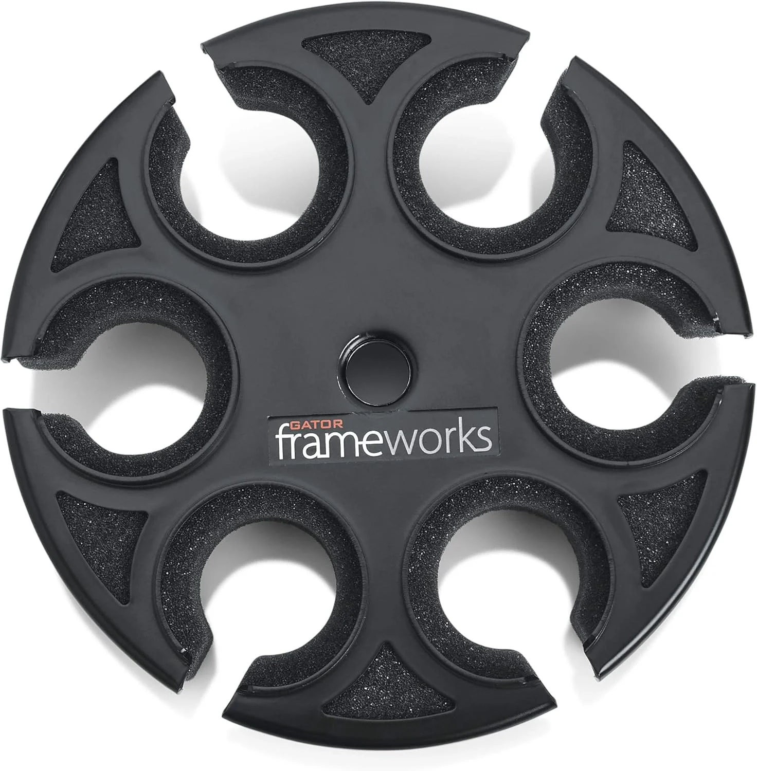 مجموعه آداپتور پایه میکروفون Gator Frameworks برای میکروفون های سیمی و بی سیم (6 سینی + نگهدارنده 7 اسلات)