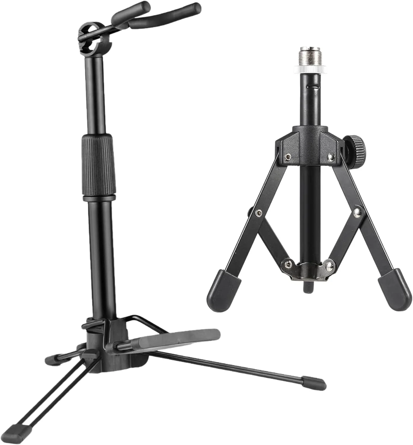 پایه تاشو دیجیتال ساز بادی و پایه میکروفون کوچک