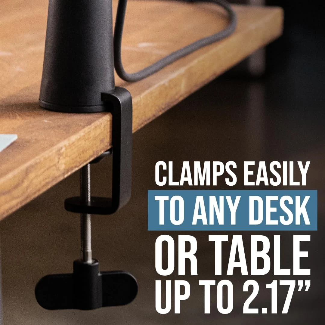 پایه میکروفون رومیزی حرفه ای Shure by Gator مدل SH-BROADCAST1 با قابلیت تنظیم و مدیریت کابل