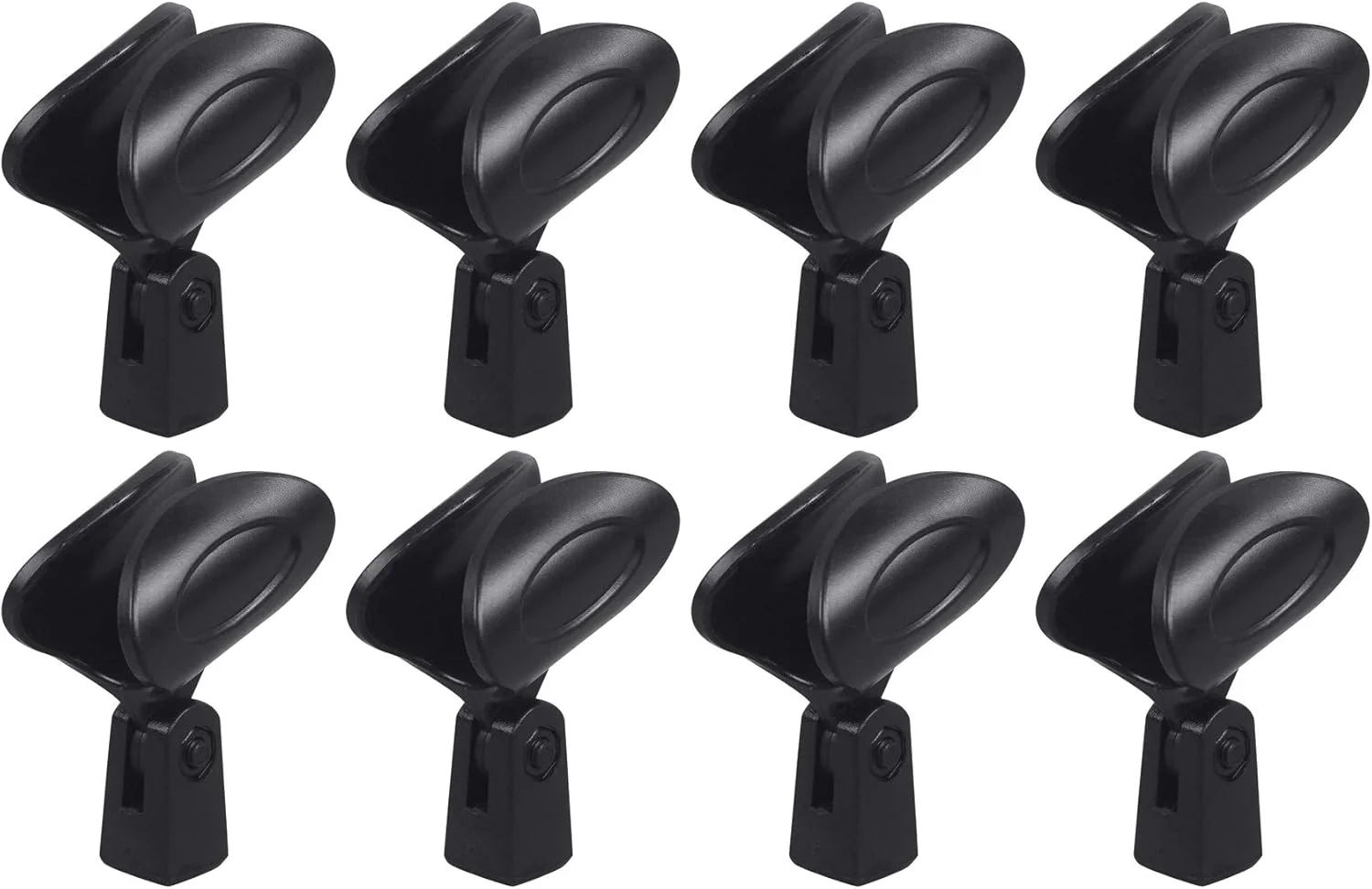 8 عدد گیره میکروفون بی سیم یونیورسال راکویل با پلاستیک انعطاف پذیر و رزوه مسی