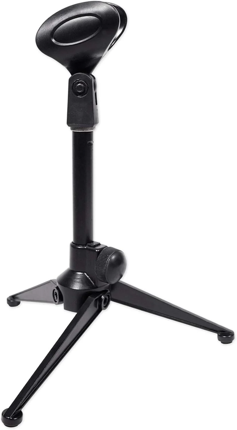 پایه میکروفون رومیزی سه پایه Rockville RDTS برای کنفرانس و پخش زنده