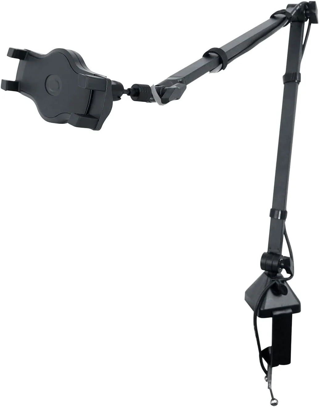 راکویل R-BOOM 34 پایه میکروفون استودیویی بوم آرم 34 اینچی با قابلیت تنظیم آسان + گیره رومیزی به همراه نگهدارنده گوشی/تبلت iStand 22 برای پایه میکروفون/بوم آرم