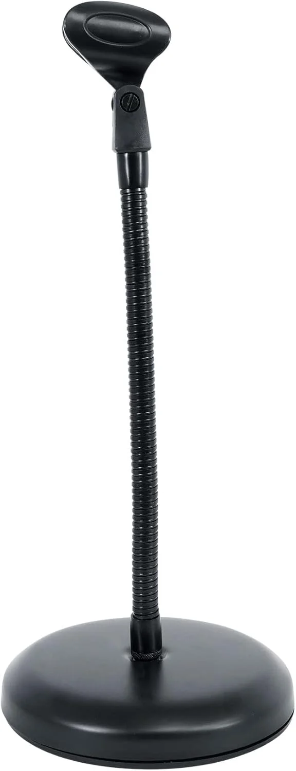 پایه میکروفون استودیویی راکویل با گردن غازی و پایه گرد سنگین