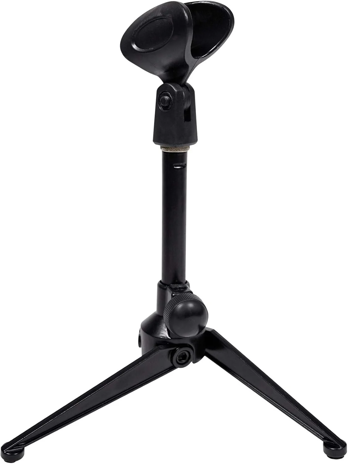 پایه میکروفون رومیزی سه پایه Rockville با گیره میکروفون برای میکروفون های دینامیک