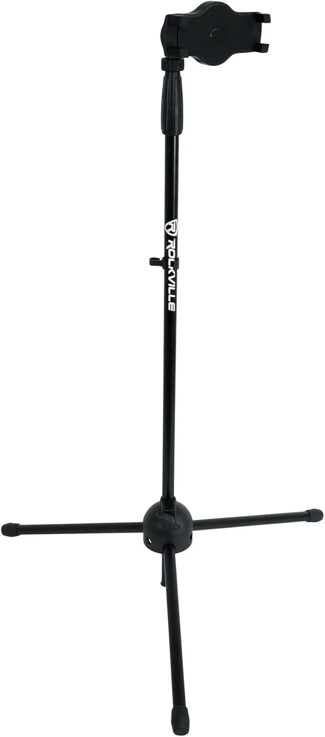 پایه نگهدارنده تبلت و گوشی هوشمند راکویل iStand 20، سه پایه قابل تنظیم با چرخش 360 درجه، ساختار فولادی، دارای گیره میکروفون، مناسب برای آیفون، آیپد، گلکسی و غیره