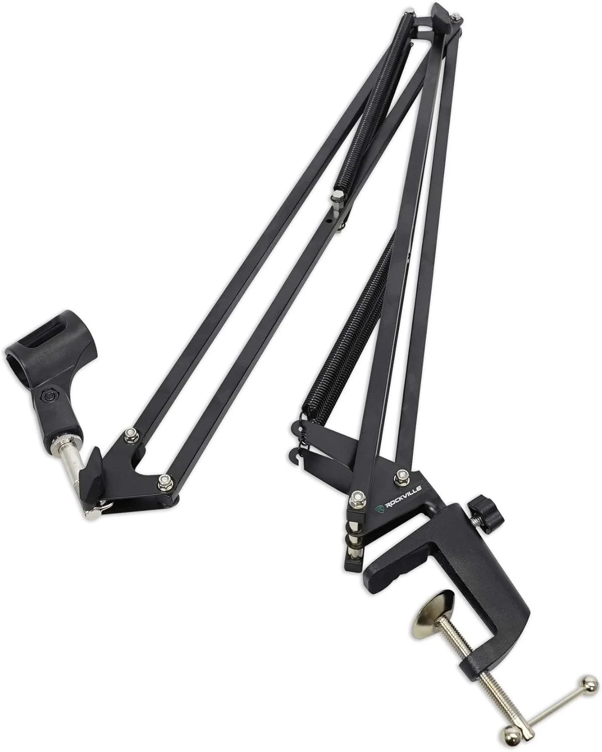 پایه میکروفون استودیویی رومیزی Rockville DMS40 با بازوی بوم 40 اینچی و گیره رومیزی