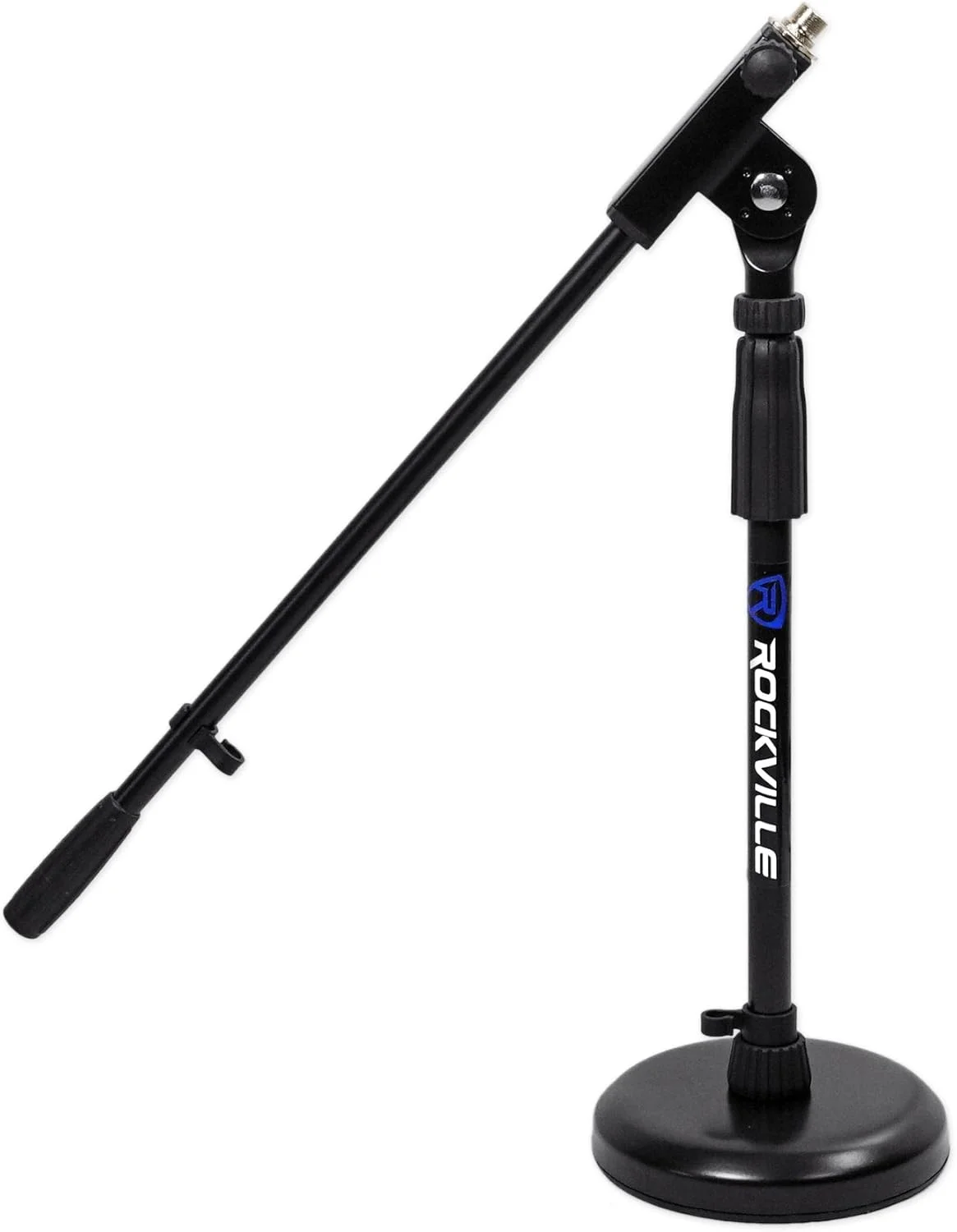 پایه میکروفون رومیزی Rockville مدل RKDS برای ضبط پادکست و استودیو با پایه گرد و بازوی بوم ثابت پایه میکروفون رومیزی Rockville مدل RKDS برای ضبط پادکست و استودیو با پایه گرد و بازوی بوم ثابت