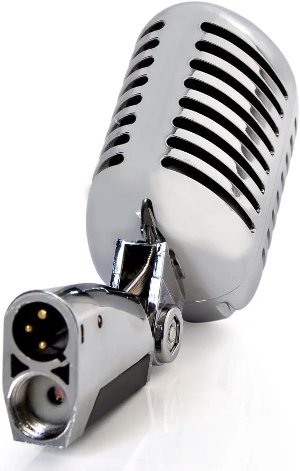 میکروفون رترو Pyle، پایه و بسته میکروفون کاردیوئید یک جهته به سبک وینتیج میکروفون رترو Pyle، پایه و بسته میکروفون کاردیوئید یک جهته به سبک وینتیج