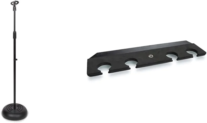 پایه میکروفون PYLE-PRO + سینی میکروفون Gator Frameworks (ظرفیت 4)