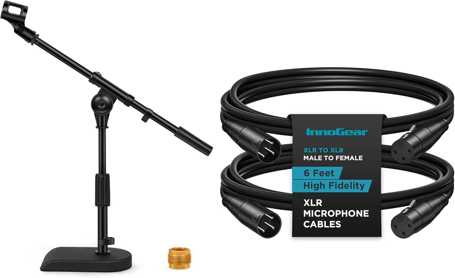 پایه میکروفون InnoGear مدل Boom Stand به همراه کابل XLR