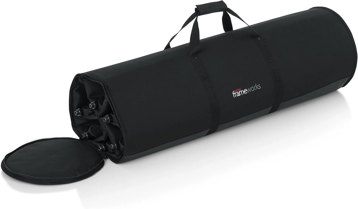 کیف حمل پایه میکروفون Gator Frameworks - مناسب برای حداکثر (6) پایه میکروفون سه پایه ای تا طول 42 اینچ (GFW-MICSTDBAG)