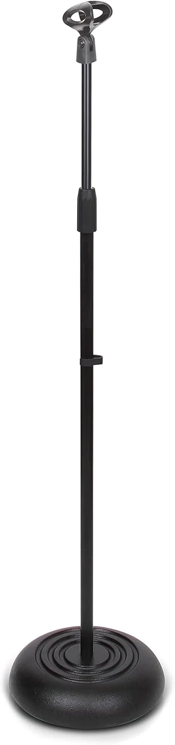 مجموعه آداپتور پایه میکروفون Gator Frameworks برای 6 میکروفون + پایه میکروفون PylePro PMKS5 (0.85 - 1.5 متر)