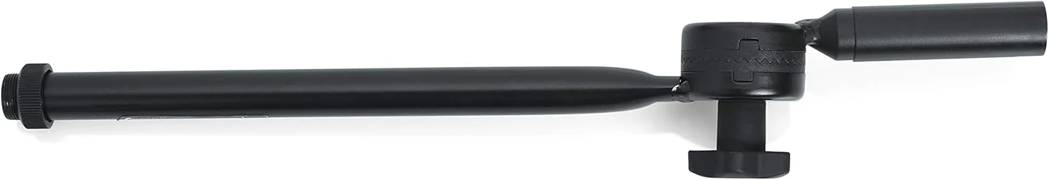 بازوی بوم مینی زاویه دار قابل تنظیم Gator Frameworks با طراحی در هم قفل شونده؛ بازوی بوم 9 اینچی (GFW-MIC-CLMPBM9) و گردن غازی مشکی انعطاف پذیر برای میکروفون؛ طول 6 اینچ (GFW-MIC-GN6)