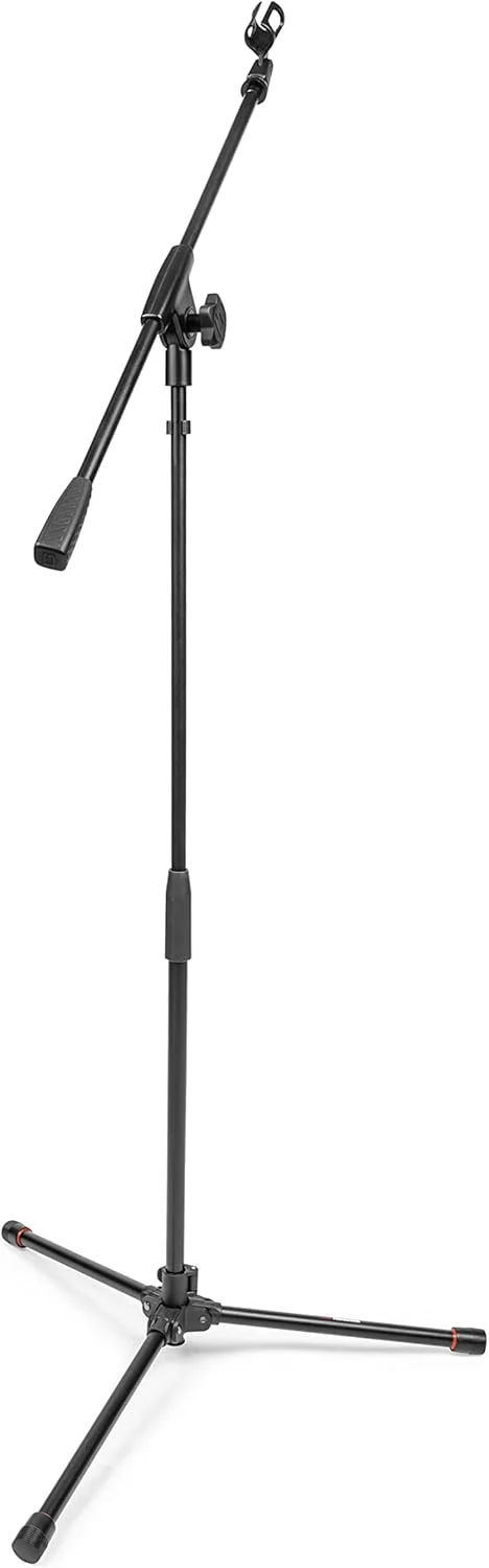 مجموعه پایه میکروفون سه پایه سبک وزن Gator Frameworks با بازوی یک قسمتی (GFW-MIC-1500) و پایه بازویی کوچک Samson MB1