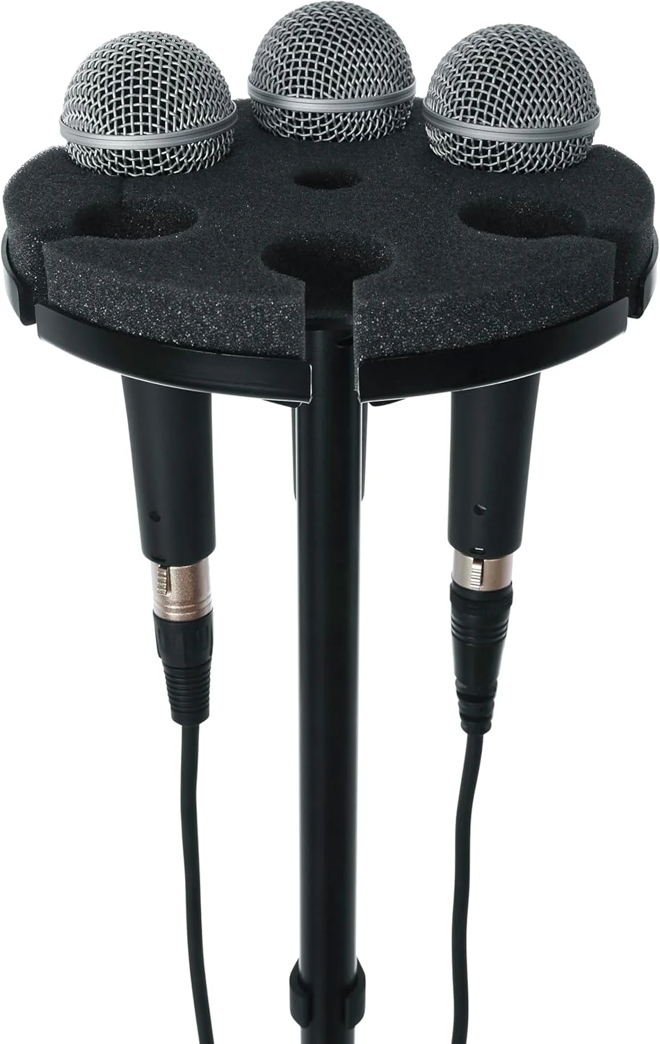 نگهدارنده میکروفون گیتور فریم‌ورکز با ظرفیت 6 میکروفون، مناسب برای میکروفون‌های سیمی و بی‌سیم (GFW-MIC-6TRAY)