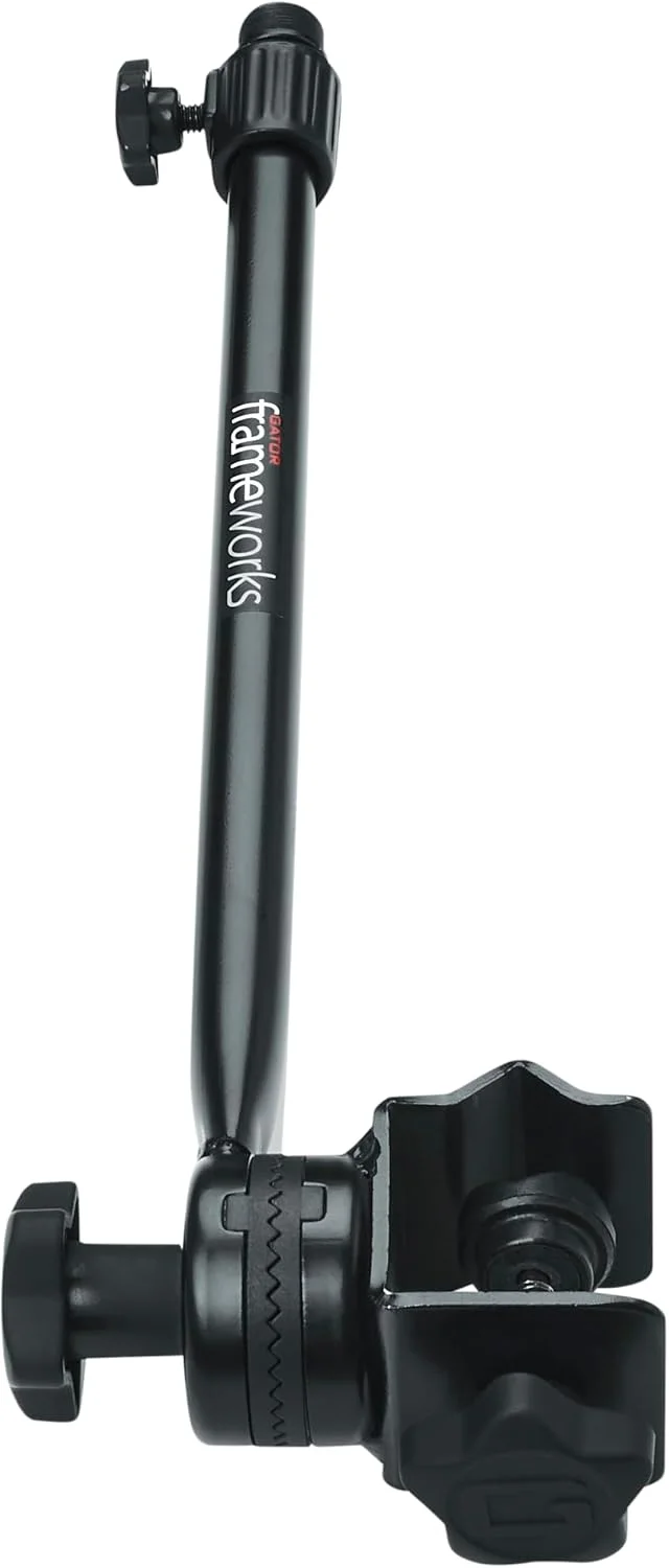 بازوی بوم 16 اینچی گیره ای قابل تنظیم Gator Frameworks با طراحی درهم قفل شونده (GFW-MIC-CLMPBM16)