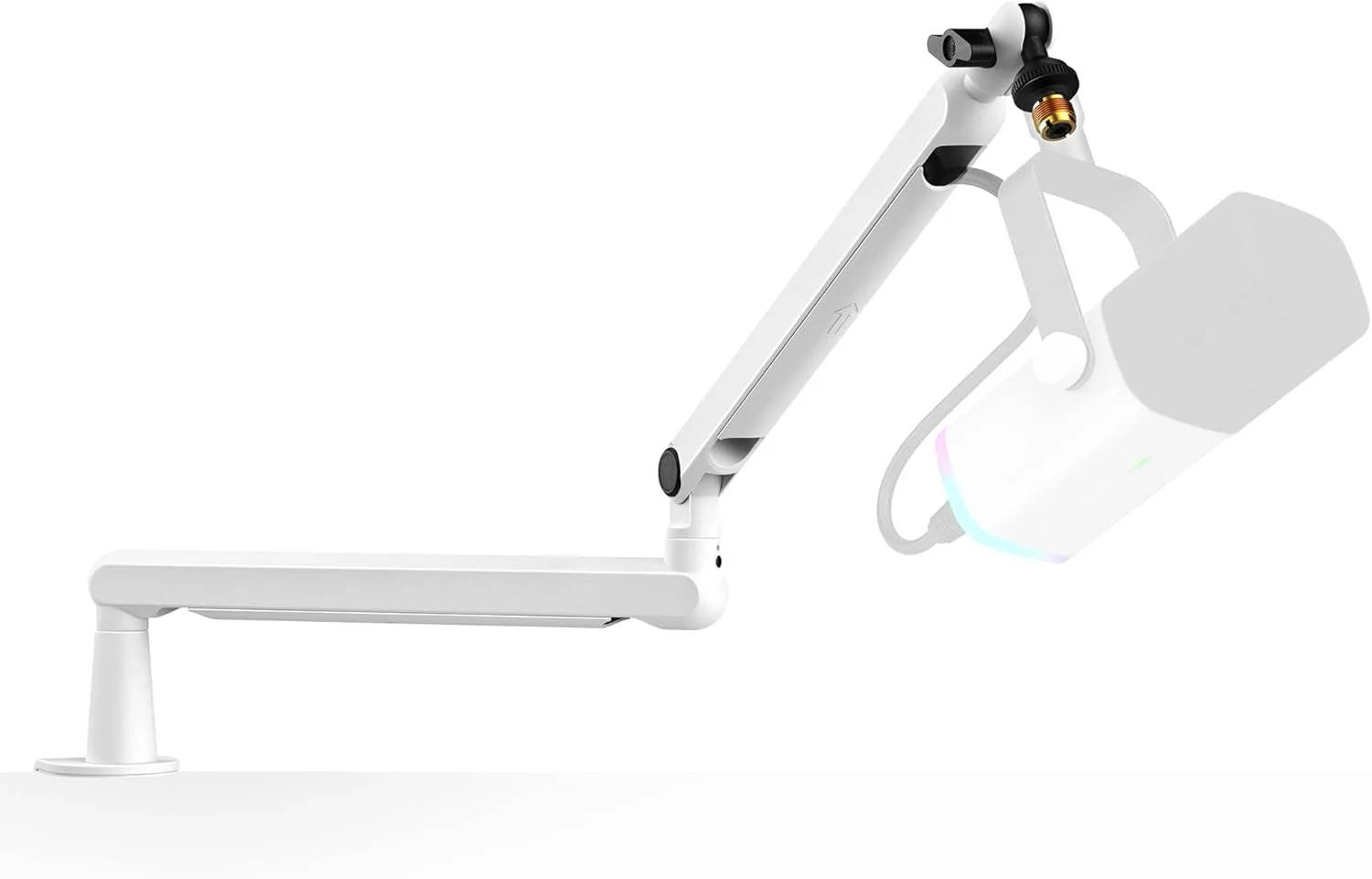 مجموعه پایه بازوی میکروفون کم ارتفاع FIFINE و کابل XLR، بازوی بوم فلزی مستحکم با مدیریت کابل، پیچ قابل تنظیم، کابل صوتی XLR با 3 پین متعادل، سیم میکروفون برای ضبط پادکست و استریمینگ (BM88W+L9)