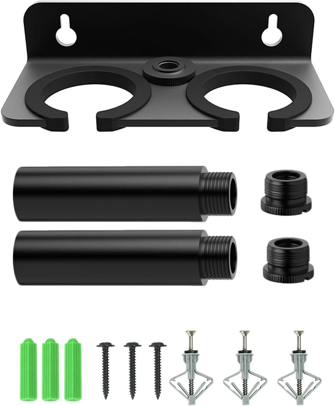 نگهدارنده چندگانه میکروفون برای پایه میکروفون + لوله افزایش ارتفاع پایه میکروفون نگهدارنده چندگانه میکروفون برای پایه میکروفون + لوله افزایش ارتفاع پایه میکروفون