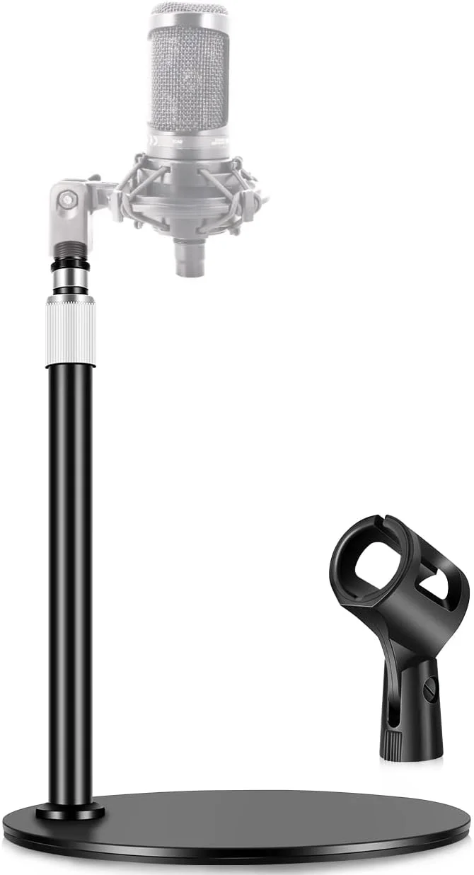 نگهدارنده چند میکروفون + پایه میکروفون رومیزی