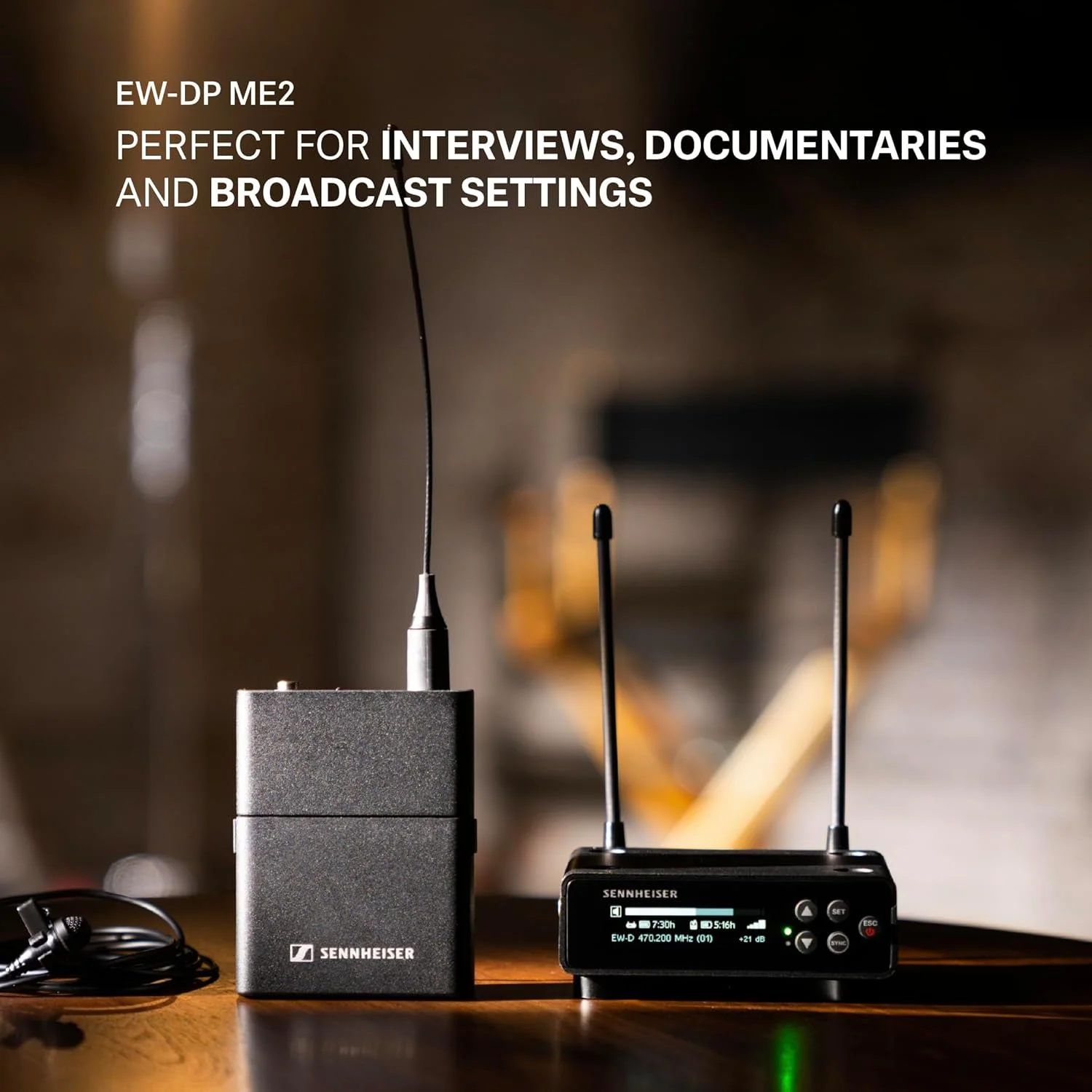 ست صوتی حرفه ای سنهایزر مدل EW-DP ME2 (محدوده R1-6)