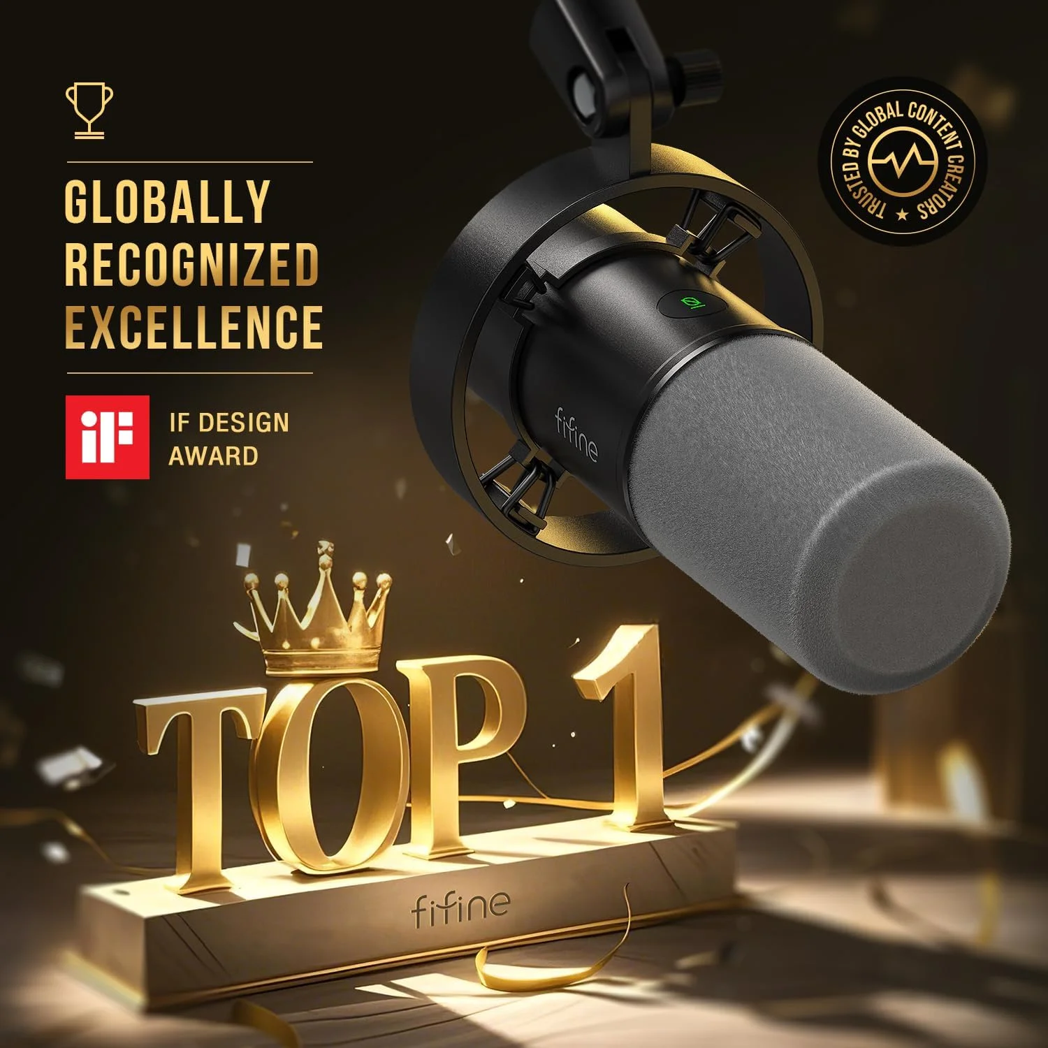 میکروفون داینامیک FIFINE با کابل XLR، میکروفون استودیویی ضبط XLR/USB برای وکال و صداگذاری، مجموعه کابل صوتی میکروفون سازگار با میکسر، رابط صوتی برای استریمینگ (K688+L9) میکروفون داینامیک FIFINE با کابل XLR، میکروفون استودیویی ضبط XLR/USB برای وکال و صداگذاری، مجموعه کابل صوتی میکروفون سازگار با میکسر، رابط صوتی برای استریمینگ (K688+L9)