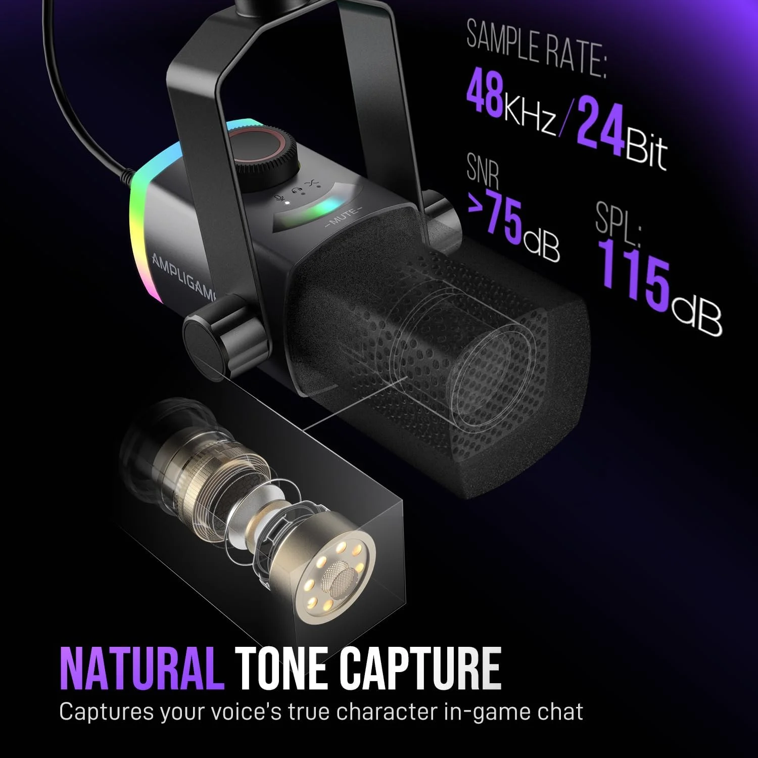 مجموعه میکروفون داینامیک گیمینگ FIFINE: کیت میکروفون XLR/USB با بازوی RGB، میکسر صوتی 3 اکولایزر با تغییر صدا و کابل XLR 3 متری برای استریم/پادکست/صدای بازی (AM8PROT+SC8+L9) مجموعه میکروفون داینامیک گیمینگ FIFINE: کیت میکروفون XLR/USB با بازوی RGB، میکسر صوتی 3 اکولایزر با تغییر صدا و کابل XLR 3 متری برای استریم/پادکست/صدای بازی (AM8PROT+SC8+L9)