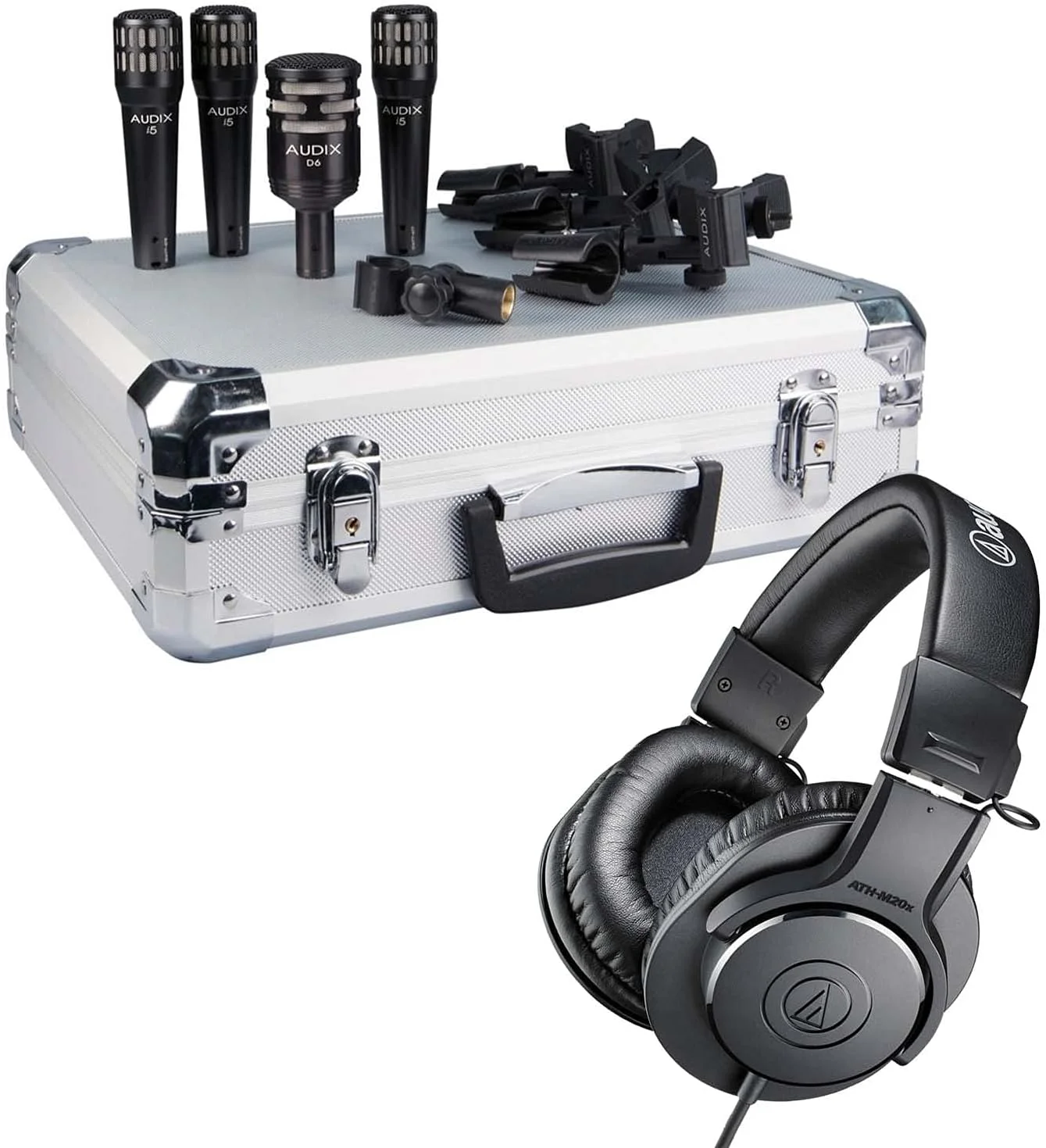 پک میکروفون ساز DP4، باندل ATH-M20X