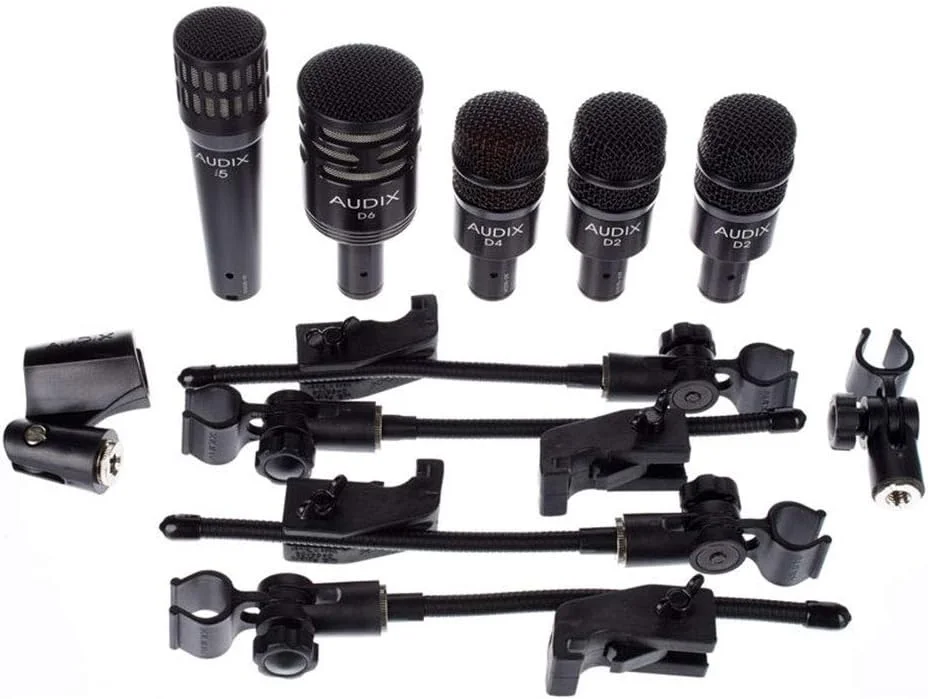 DP5A – پکیج کامل میکروفون درامز، شامل (5) پایه میکروفون، (5) کابل XLR DP5A – پکیج کامل میکروفون درامز، شامل (5) پایه میکروفون، (5) کابل XLR