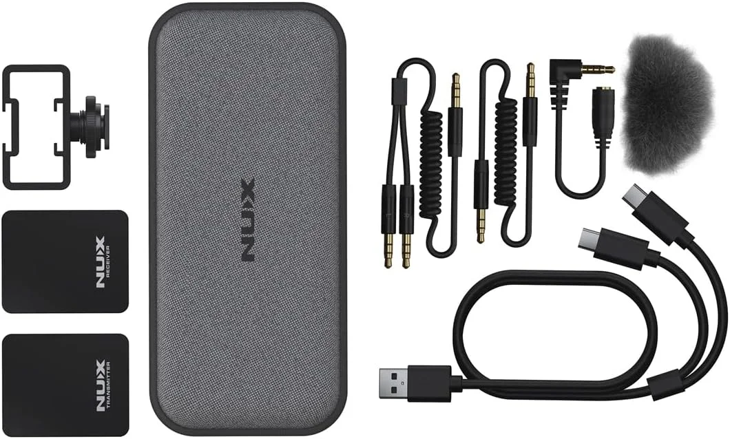 سیستم میکروفون بی سیم دوربین NUX B-10 Vlog برای فیلمبرداری ولاگ و پخش زنده