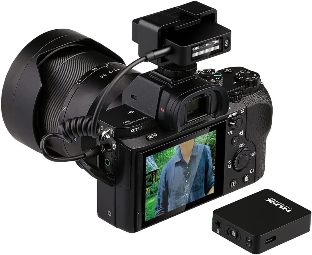 سیستم میکروفون بی سیم دوربین NUX B-10 Vlog برای فیلمبرداری ولاگ و پخش زنده