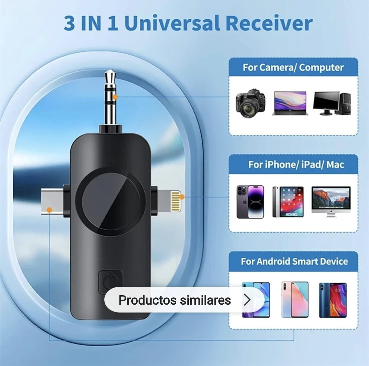 سیستم میکروفون یقه ای بی سیم حرفه ای TX با قابلیت کاهش نویز، گیرنده جهانی 3 در 1 برای دوربین، آیفون، اندروید، کامپیوتر، پخش زنده و تولید محتوای ویدیویی سیستم میکروفون یقه ای بی سیم حرفه ای TX با قابلیت کاهش نویز، گیرنده جهانی 3 در 1 برای دوربین، آیفون، اندروید، کامپیوتر، پخش زنده و تولید محتوای ویدیویی