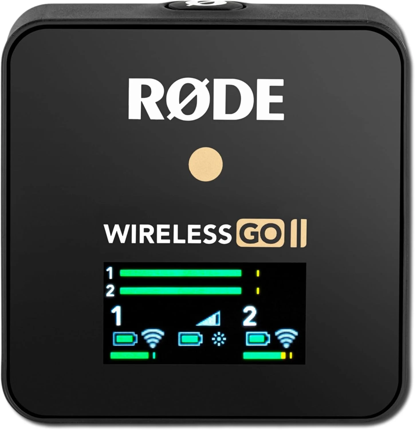 میکروفون بی‌سیم رود Wireless GO II Single به همراه دسته Rode Interview GO و فیلتر پاپ برای Wireless GO