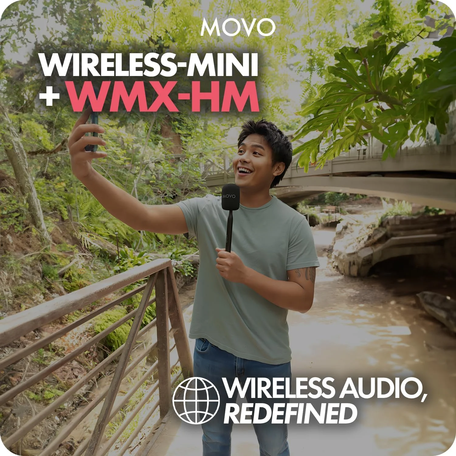 میکروفون های بی سیم کوچک Movo برای دوربین با آداپتور دستی WMX-HM - فرستنده بی سیم 2.4 گیگاهرتزی با میکروفون یقه ای، بسته میکروفون یقه ای بی سیم برای تولیدکنندگان محتوا میکروفون های بی سیم کوچک Movo برای دوربین با آداپتور دستی WMX-HM - فرستنده بی سیم 2.4 گیگاهرتزی با میکروفون یقه ای، بسته میکروفون یقه ای بی سیم برای تولیدکنندگان محتوا