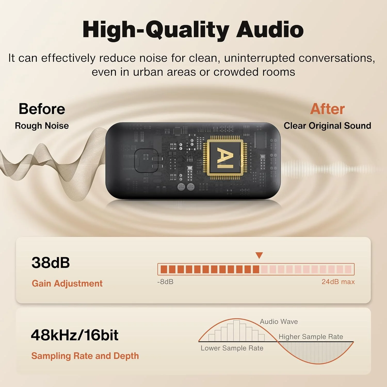 میکروفون یقه ای بی سیم کوچک IVANKY مدل 2 عددی برای آیفون/اندروید/کامپیوتر/لپ تاپ با جعبه شارژ، حذف نویز، فیلتر صدای هوش مصنوعی، عمر باتری 34 ساعته برای ضبط ویدیو، یوتیوب، ولاگ، تیک تاک میکروفون یقه ای بی سیم کوچک IVANKY مدل 2 عددی برای آیفون/اندروید/کامپیوتر/لپ تاپ با جعبه شارژ، حذف نویز، فیلتر صدای هوش مصنوعی، عمر باتری 34 ساعته برای ضبط ویدیو، یوتیوب، ولاگ، تیک تاک