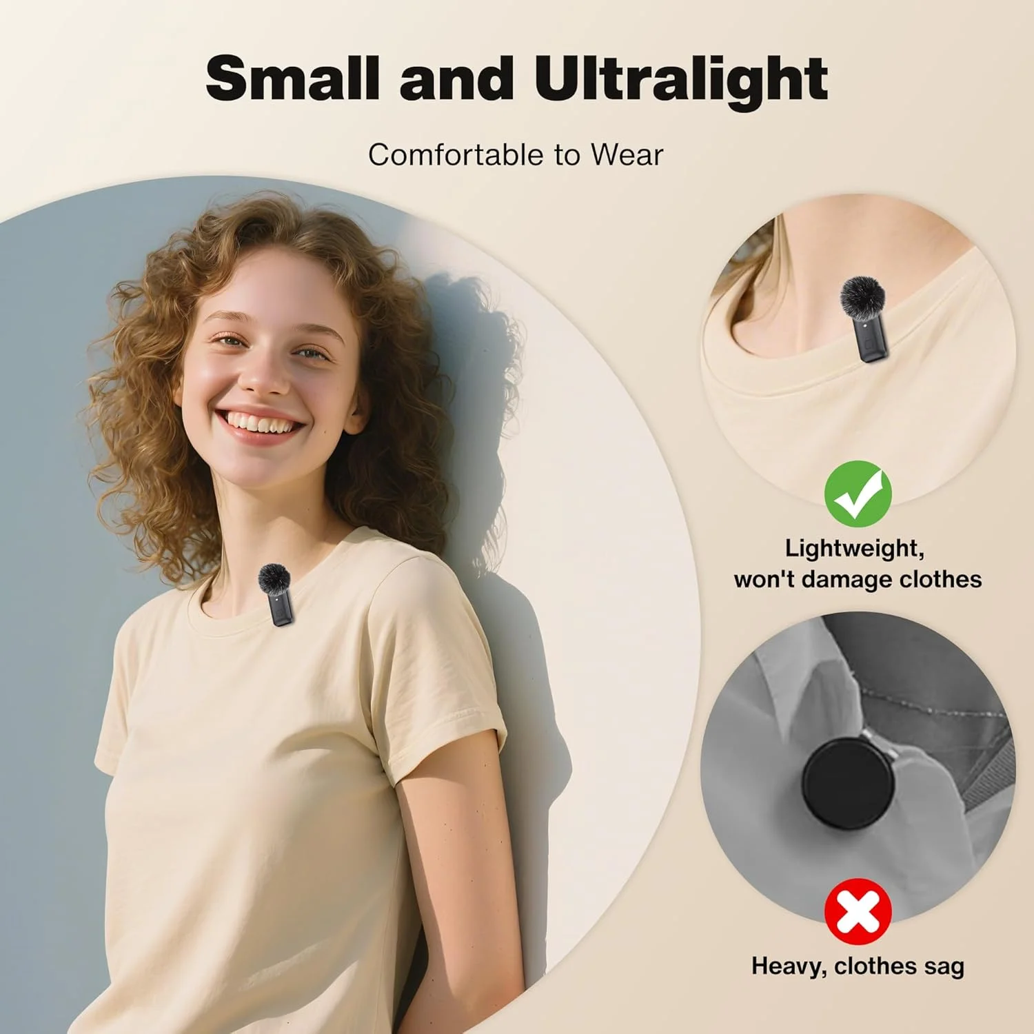 میکروفون یقه ای بی سیم کوچک IVANKY مدل 2 عددی برای آیفون/اندروید/کامپیوتر/لپ تاپ با جعبه شارژ، حذف نویز، فیلتر صدای هوش مصنوعی، عمر باتری 34 ساعته برای ضبط ویدیو، یوتیوب، ولاگ، تیک تاک میکروفون یقه ای بی سیم کوچک IVANKY مدل 2 عددی برای آیفون/اندروید/کامپیوتر/لپ تاپ با جعبه شارژ، حذف نویز، فیلتر صدای هوش مصنوعی، عمر باتری 34 ساعته برای ضبط ویدیو، یوتیوب، ولاگ، تیک تاک