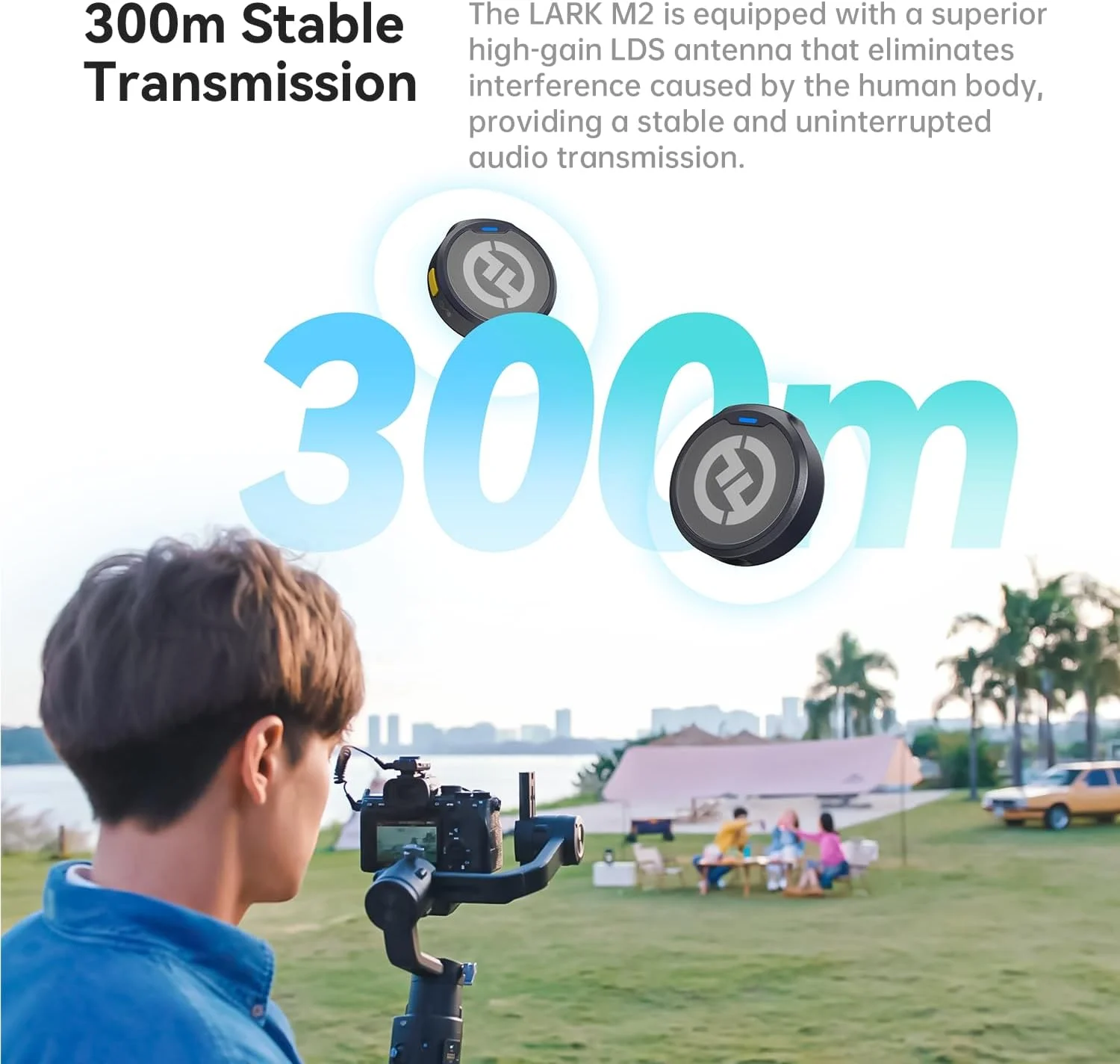 میکروفون یقه ای بی سیم Hollyland Lark M2 برای دوربین/کامپیوتر/لپ تاپ/تلفن، 48 کیلوهرتز 24 بیت، برد 300 متر، حذف نویز، باتری 40 ساعته برای ضبط ویدیو (نسخه دوربین) میکروفون یقه ای بی سیم Hollyland Lark M2 برای دوربین/کامپیوتر/لپ تاپ/تلفن، 48 کیلوهرتز 24 بیت، برد 300 متر، حذف نویز، باتری 40 ساعته برای ضبط ویدیو (نسخه دوربین)