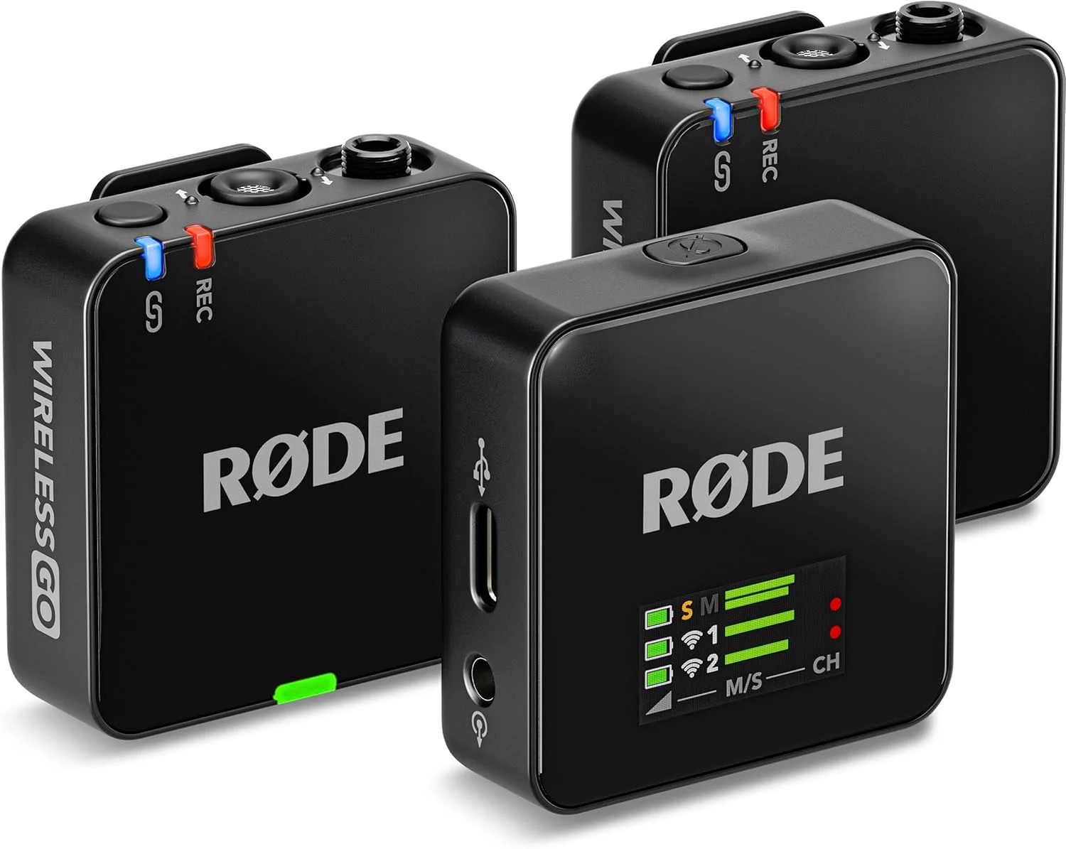 سیستم میکروفون بی سیم دو کاناله Rode Wireless GO III به همراه 2 عدد میکروفون لاوالیر کندانسر اومنی دایرکشنال