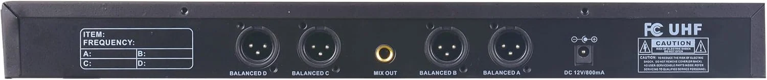 سیستم میکروفون بی سیم GTDaudio با 4 هدست و میکروفون های یقه ای