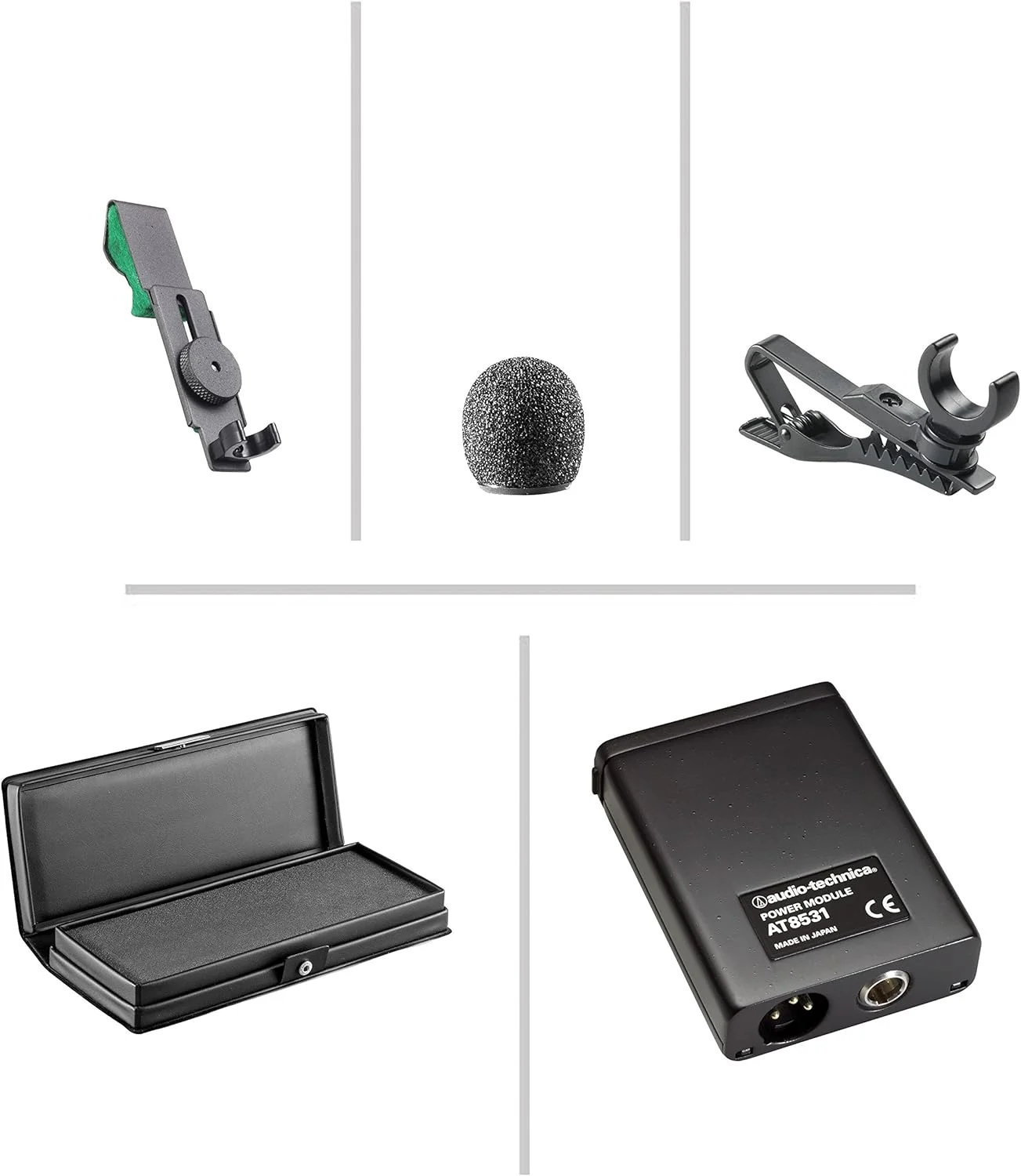 میکروفون یقه‌ای کاندنسر کاردیود Audio-Technica AT831B